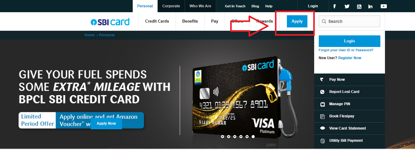 sbi simpli credit card
